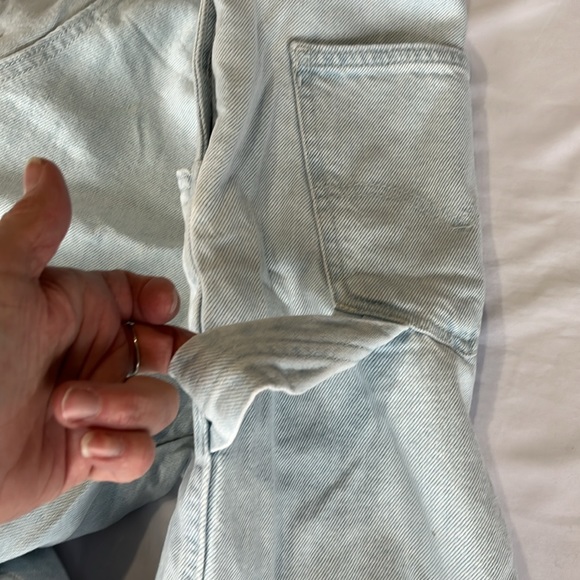 Levis Loose Fit Utility Carpenter Overalls Light Indigo Wash Size S NEW - Picture 11 of 11